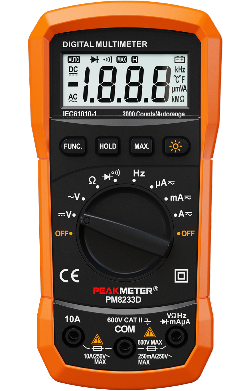 PEAKMETER PM8233D